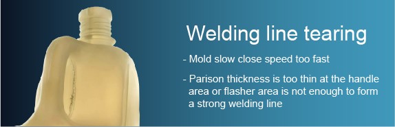 Blow Molding Troubleshooting Guide - Welding Line Tearing Problems