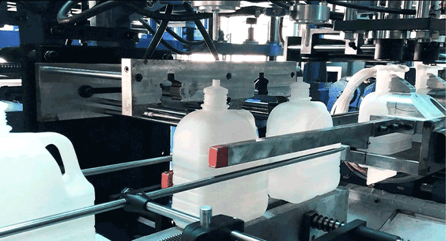 Máquinas automáticas de moldeo por extrusión y soplado para botellas de leche de plástico