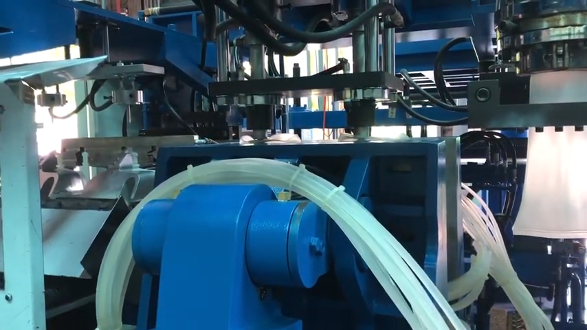 5L x 2 Cavities HDPE Blow Molding Machine with Auto-Deflashing 20-001